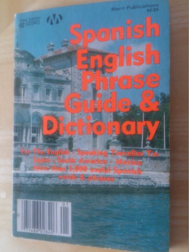 Stock image for Spanish English Phrase Guide & Dictionary for sale by Better World Books Ltd