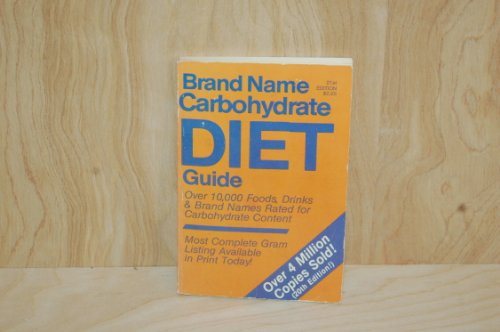 Stock image for Brand Name Carbohydrate Diet Guide for sale by Wonder Book