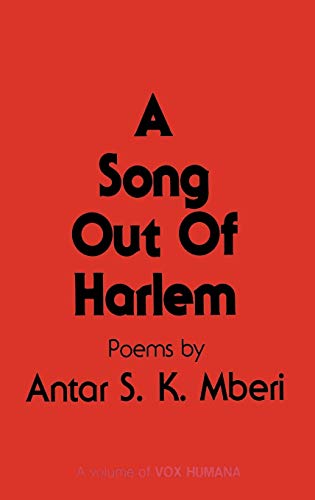 Imagen de archivo de Song Out Of Harlem (Vox Humana) a la venta por Kanic Books