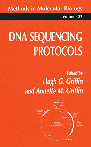 Stock image for DNA Sequencing Protocols (Methods in Molecular Biology) for sale by Irish Booksellers