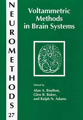 Imagen de archivo de Voltammetric Methods in Brain Systems (Neuromethods, 27) a la venta por HPB-Red
