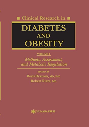 Imagen de archivo de Clinical Research In Diabetes And Obesity, Volume I: Methods, Assessment, And Metabolic Regulation a la venta por Romtrade Corp.