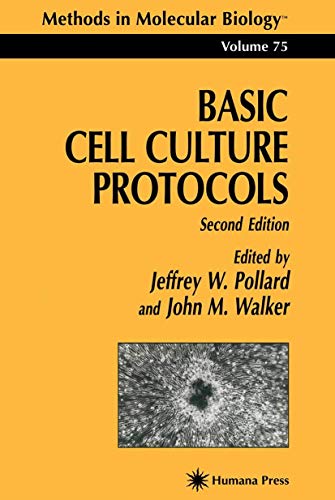 Beispielbild fr Basic Cell Culture Protocols zum Verkauf von ThriftBooks-Atlanta