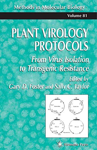 Beispielbild fr Plant Virology Protocols: From Virus Isolation to Transgenic Resistance (Methods in Molecular Biology) zum Verkauf von Goldbridge Trading