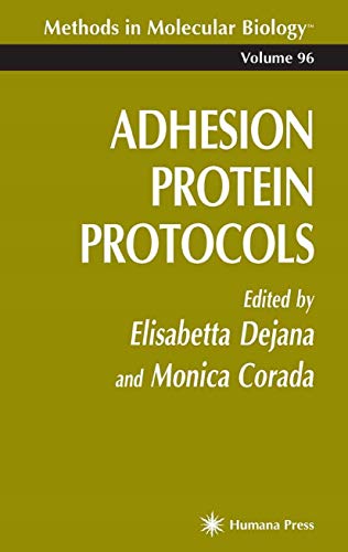 Beispielbild fr Adhesion Protein Protocols: v. 96 (Methods in Molecular Biology) zum Verkauf von AwesomeBooks