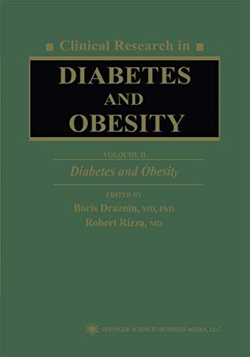 Imagen de archivo de Clinical Research In Diabetes And Obesity, Volume 2 a la venta por Basi6 International