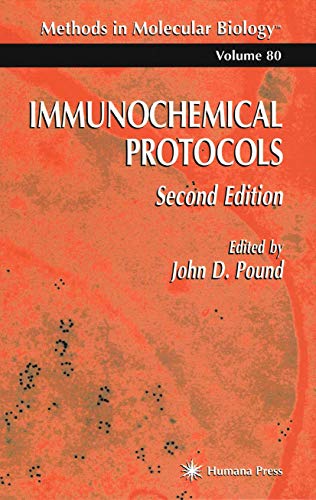 Beispielbild fr Immunochemical Protocols (Methods in Molecular Biology) (Volume 80) zum Verkauf von Anybook.com