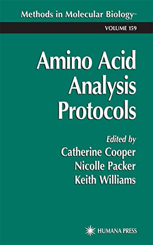 Stock image for Amino Acid Analysis Protocols (Methods in Molecular Biology, 159) for sale by Books From California
