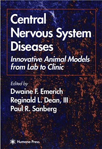 Stock image for Central Nervous System Diseases : Innovative Animal Models from Lab to Clinic for sale by Better World Books