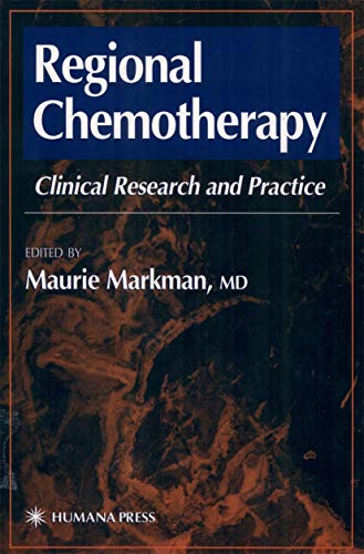 Imagen de archivo de Regional Chemotherapy : Clinical Research and Practice a la venta por Better World Books