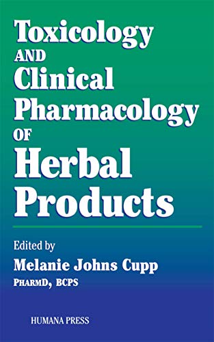 Toxicology And Clinical Pharmacology Of Herbal Products