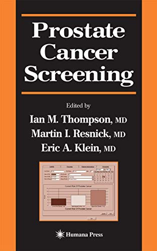 Beispielbild fr Prostate Cancer Screening (Current Clinical Urology) zum Verkauf von medimops