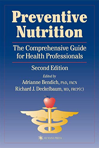 Beispielbild fr Preventive Nutrition : The Comprehensive Guide for Health Professionals zum Verkauf von Better World Books