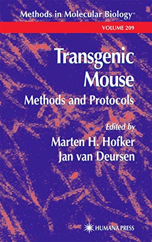Beispielbild fr Transgenic Mouse: Methods and Protocols (Methods in Molecular Biology, Vol. 209) zum Verkauf von Books From California