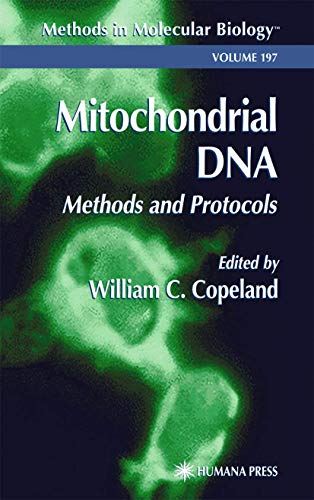 Stock image for Mitochondrial DNA: Methods and Protocols (Methods in Molecular Biology) for sale by Books From California