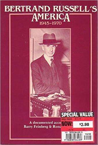 Imagen de archivo de Bertrand Russell's America, 1945-1970 a la venta por Open Books