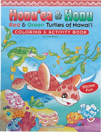 Stock image for Honu'ea Honu: Red Green Turtles of Hawai'i Coloring Activity Book for sale by Front Cover Books