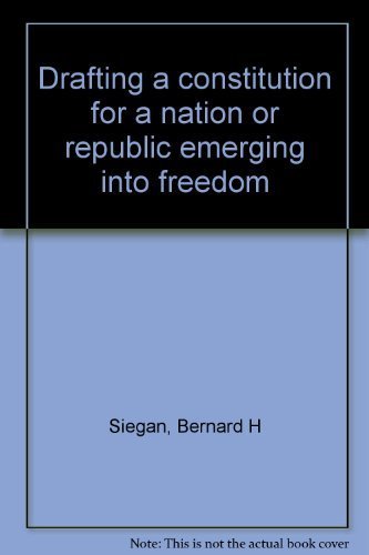 Stock image for Drafting a Constitution for a Nation or Republic. for sale by Timshala Books