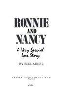 9780896217201: Ronnie and Nancy: A Very Special Love Story