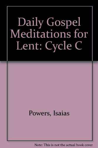 Stock image for Daily Gospel Meditations for Lent (Cycle C) for sale by UHR Books