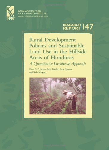 9780896291560: Rural Development Policies and Sustainable Land Use in the Hillside Areas of Honduras: A Quantitative Livelihoods Approach (International Food Policy Research Institute Research Report)
