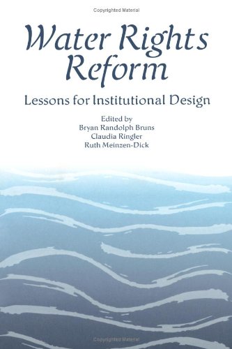 Beispielbild fr Water Rights Reform: Lessons for Institutional Design zum Verkauf von More Than Words