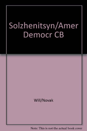 Stock image for Solzhenitsyn and American Democracy for sale by ccbooksellers