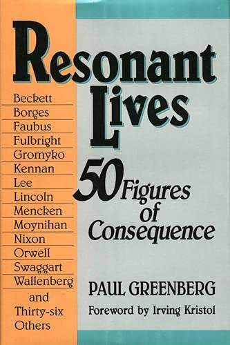 Stock image for Resonant Lives: Fifty Figures of Consequence for sale by THE SAINT BOOKSTORE