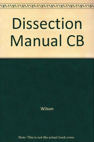 Stock image for Dissection Manual for sale by HPB-Red