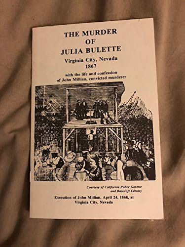 Beispielbild fr The Murder of Julia Bulette zum Verkauf von Books From California