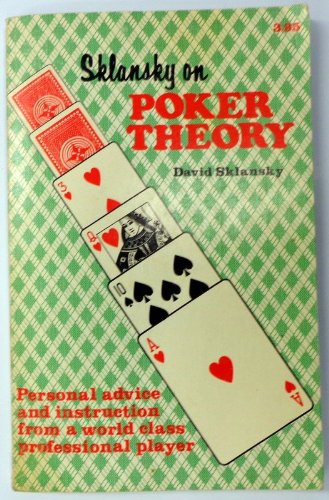 Imagen de archivo de Sklansky on poker theory a la venta por G3 Books