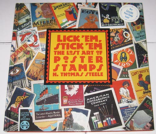 9780896598997: Lick 'em Stick 'em: the Lost Art of Poster Stamps (Recollectibles)