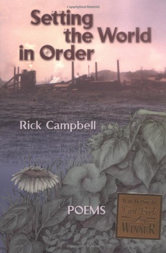 9780896724471: Setting the World in Order (Walt Mcdonald First-book Series in Poetry)