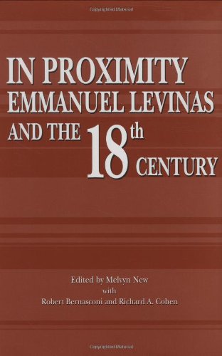 9780896724518: In Proximity: Emmanuel Levinas and the Eighteenth Century