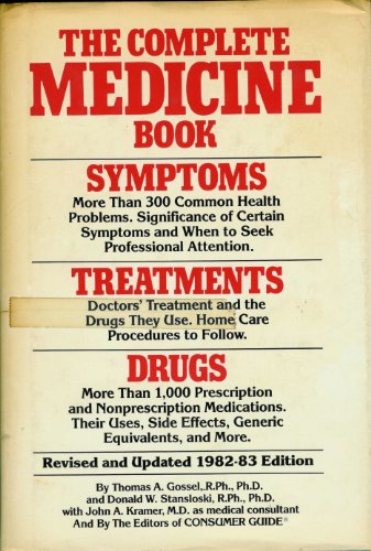 Stock image for The Complete Medicine Book: 1982-1983 05144 for sale by Wonder Book