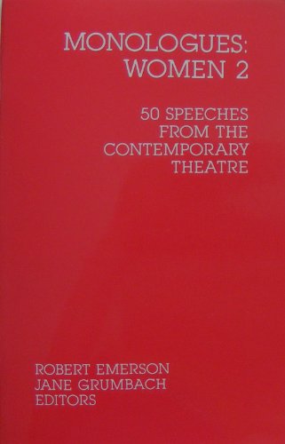 Stock image for Monologues: Women 2 : 50 Speeches from the Contemporary Theatre for sale by Your Online Bookstore