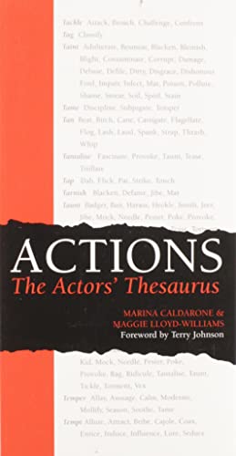 Beispielbild fr Actions: The Actors' Thesaurus zum Verkauf von medimops