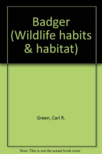 Beispielbild fr Badger (Wildlife Habits and Habitat Series) zum Verkauf von dsmbooks