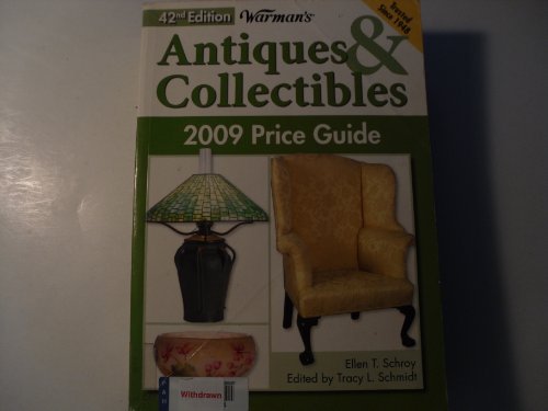 Imagen de archivo de Warman's Antiques and Collectibles 2009 Price Guide a la venta por Better World Books: West