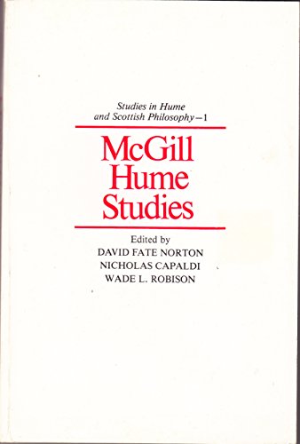 Stock image for McGill Hume Studies for sale by ThriftBooks-Atlanta