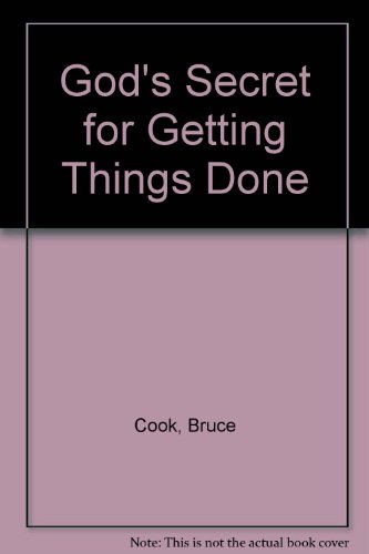 Imagen de archivo de God's Secret for Getting Things Done a la venta por ThriftBooks-Dallas