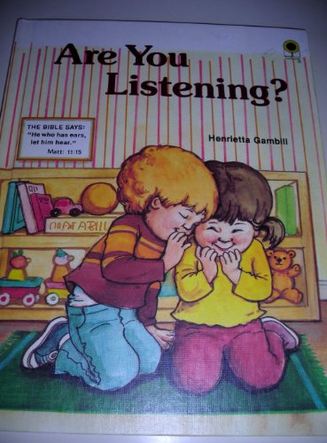Imagen de archivo de Are You Listening? a la venta por Gulf Coast Books