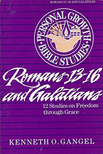 9780896937291: Romans 13-16 & Galations: Personal Growth (Personal Growth Bible Studies)