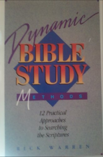 Beispielbild fr Dynamic Bible Study Methods zum Verkauf von Better World Books