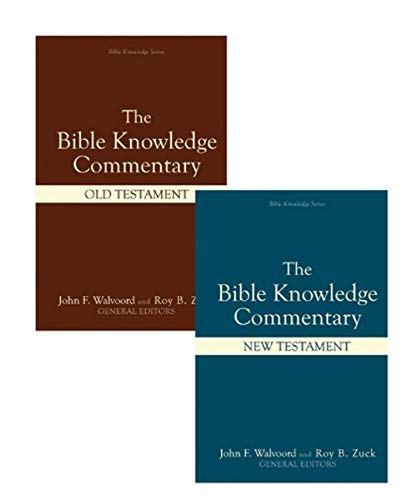 9780896938007: Bible Knowledge Commentary Old Testament and New Testament