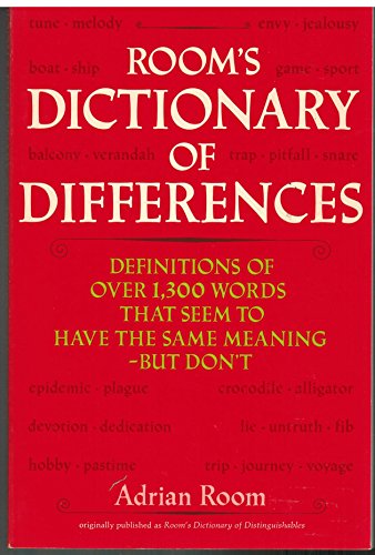 Beispielbild fr Room's Dictionary of Differences zum Verkauf von Better World Books