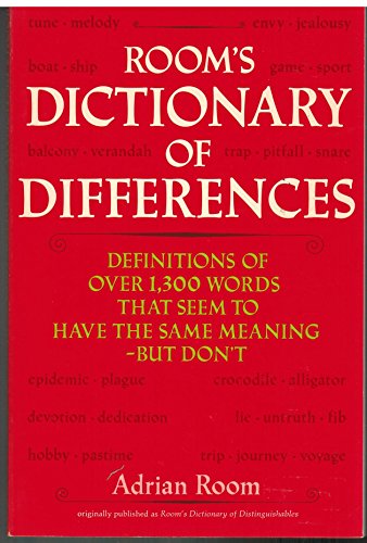 Stock image for Room's Dictionary of Differences for sale by Better World Books