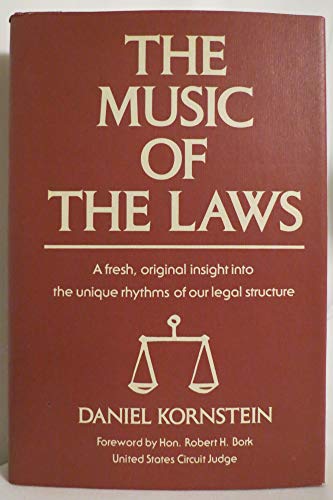 Imagen de archivo de The music of the laws a la venta por Jenson Books Inc