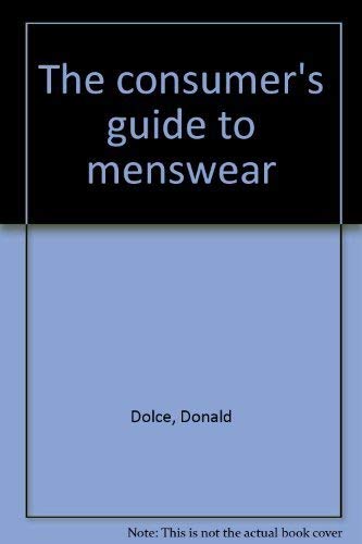 Beispielbild fr The Consumer's Guide to Menswear zum Verkauf von Better World Books