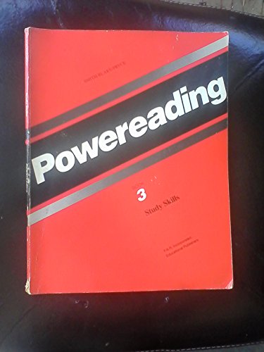 Stock image for Powereading 3 Study Skills for sale by HPB-Red